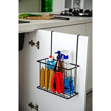 Wirewel Mutfak Dolap Kapağına Geçmeli Dolap Içi Düzenleyici, Paslanmaz Metal Havlu Askılı Organizer