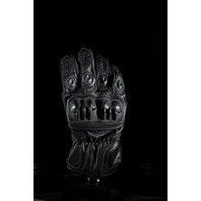 Venom VN-9021 Korumalı Deri Motosiklet Eldiveni Siyah 2XL Yaz Mevsimi Kullanımı İçin Uygun