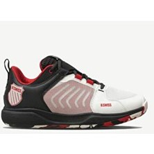 K-Swiss Ultrashot Team Siyah Kırmızı Erkek Ayakkabısı Kauçuk Taban ile Spor ve Günlük Kombin için İdeal