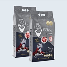 VanCat Kedi Kumu G225 Grey (Aktif Karbonlu) (2 x 10 L)