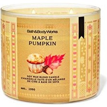 Bath & Body Works Maple Pumpkin Büyük Mum