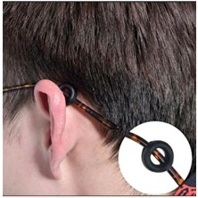 Glasses Accessory Gözlük Kulak Arkası Silikonu Gözlük Silikon Kulak Arkası Siyah 1 Çift