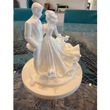 Hasfar Tech Ebedi Zarafet Gelin ve Damat Romantik Heykeli Dekoratif Biblo