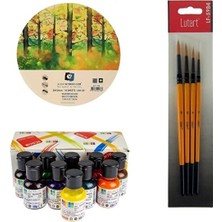 Art Tone Mürekkep Başlangıç Seti + Südor Çini Mürekkebi 10 Renk + Defter+Fırça