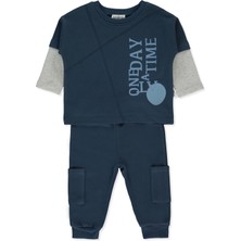 Bebetto Üç Ip Pantolon 2li Takım (Good Thıngs) Indigo