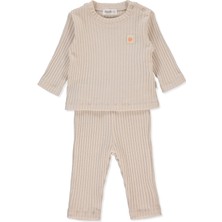 Bebetto Kaşkorse Sweat 2li Takım (Pumpkın Season) Bej