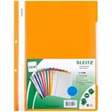 Leitz 4189 Telli Dosya A-4 Plastik Turuncu 50 Li (1 Paket 50 Adet)