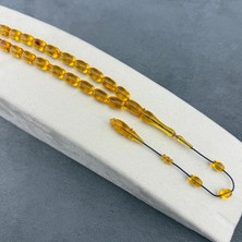 Metin Taşdelen Usta Işçilikli Osmanlı Objeden Ateş Kehribar Tespih