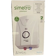 Simetra Premium 7500 W Elektrikli Şofben Ani Su Isıtıcı 8 Emniyetli Hızlı Isıtma Teknolojisi