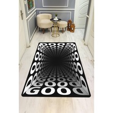 Dolce Mariee Modern Desenli Dijital Baskı Kaymaz Taban Halı H1111