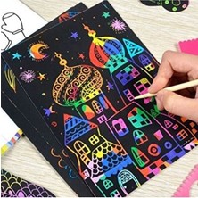 Art Tone Scratch Note Sihirli Defter Düz A6 + Kazı Tahtası