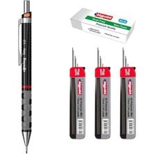Art Tone Study Seri Rotring Tikky Versatil Uçlu Kalem 1.0mm Siyah ve Bigpoint 0.9 2b Kalem Ucu 24LÜ ve Silgi