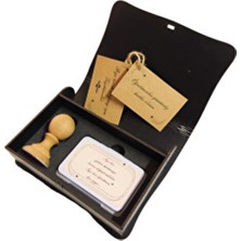 Heptex Öğretmenler Günü Hediyesi Kişiye Özel Ahşap Kutulu Mühür