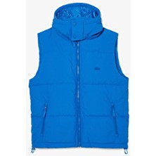 Lacoste Erkek Kapitone Mavi Yelek