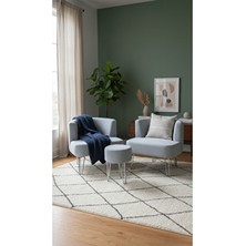 Ay Concept Elegance 2'li Çay Seti Berjer ve Puf Takımı