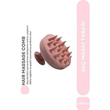 Toas&Co Silikon Malzemeden Üretilmiş Saç Açıcı Tarak Fırça ile Saç Derisine Masaj Yapma İmkanı