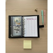 Bütçe Ajandası | Bütçe Planlayıcı Cüzdan (Siyah)