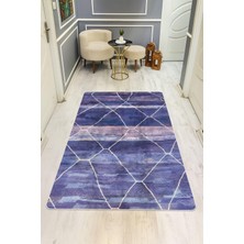 Dolce Mariee Modern Desenli Dijital Baskı Kaymaz Taban Halı H1040