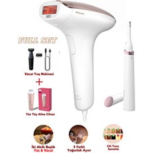 Philips Ipl Lazer Epilasyon Cihazı, Yüz, Vücut ve Hassas Bölge - 2 Akıllı Başlık (Yüz ve Vücut) Set