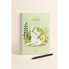 Nomijo 2026 Ajanda A5 Boyut Desenli