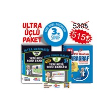 Analiz Yayınları 3.sınıf Ultra 3'lü Set (Matematik - Paragraf-T.dilbigisi)
