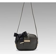 Black Ribbon Aksesuar Detaylı Çapraz Kutu Çanta