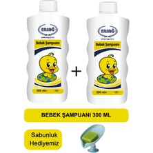 Ersağ Bebek Şampuanı (2ADET) 300 ml + ( Sabunluk Hediyemiz ) 163-15