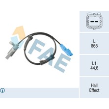 FAE Mtxdpn Abs Devir Sensörü Arka Peugeot P206 09/02-03/07