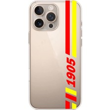 3gen Case Iphone 16 Pro Max Uyumlu Desenli Şeffaf Silikon Kılıf
