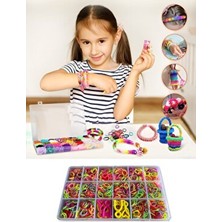 RoseRoi Lastik Bileklik Yapma Seti Eğlenceli Tasarım 5+ Yaş El Beceri Oyun Seti Parça Sayısı