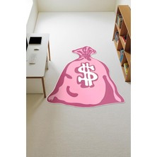 Dolce Mariee Para Kesesi Lazer Kesim Dijital Baskı Kaymaz Taban Halı H1021