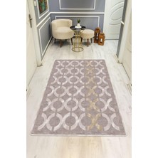 Dolce Mariee Modern Desenli Dijital Baskı Kaymaz Taban Halı H1032