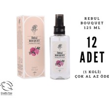 Rebul Bouquet - Buket Edc 125ML Sprey Pet Şişeli Kolonya 12 Adet (1 Koli)