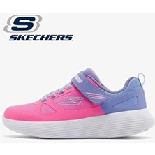 Skechers Go Run 400 V2 Trace Track 303852L Ortopedik Çocuk Spor Ayakkabı Fuşya