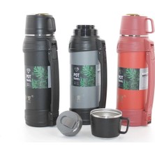 Eco Port Paslanmaz Çelik Çift Katmanlı Termos 1.2 Lt ALK2312