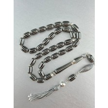 Usta Işi 1000 Ayar Gümüş Işlemeli Erzurum Oltu Tesbih