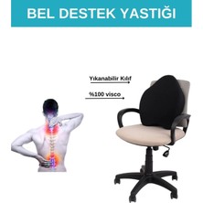 Ortopedik Bel Yastığı ve Sırt Minderi, Konforlu ve Destekleyici Rahatlık