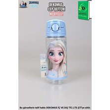 "dekomus Cep Defteri Hediyeli" Yeni Sezon Lisanslı Frozen Elsa 500 ml Trıtan Matara