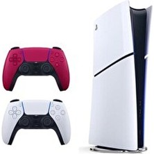 Sony Playstation 5 Slim Digital 825 GB + 2. Kırmızı Dualsense CFI-2116 Ithalatçı Garantili