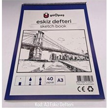 Gürpaş Eskiz Defteri 40 Yp A4 170 gr