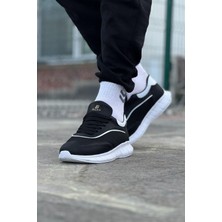 MGN Siyah Beyaz Triko Erkek Spor Ayakkabı