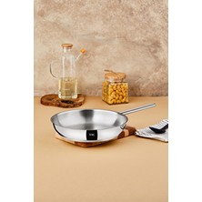 Taç Bengü Pro Indüksiyon Tabanlı Çelik Tava 30 cm