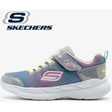 Skechers Snap Sprints 2.0 - Stars Away 303518L Ortopedik Çocuk Spor Ayakkabı Gri