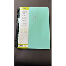 Gıpta Ajanda 2026 Spiralli Haftalık Ajanda Sert Kapak 20*28 cm 422-SEK