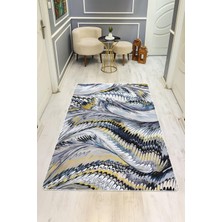 Dolce Mariee Modern Desenli Dijital Baskı Kaymaz Taban Halı H0220