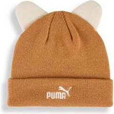Puma Kahverengi Anımal Mıd Bere 10-12 Yaş Erkek Çocuklar İçin Sezonluk Akrilik