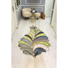 Dolce Mariee Modern Lazer Kesim Dijital Baskı Kaymaz Taban Halı H0416