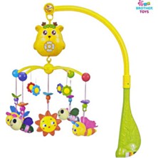 Brother Toys Pilli Müzikli Tavana Ay ve Yıldız Yansıtan 360 Derece Dönebilen Dönence Oyuncak 55 Cm.