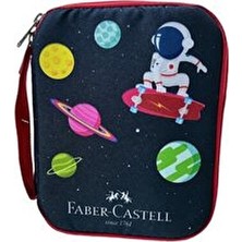 Faber-Castell Uzay Desenli Kalem Kutulu Boyama Seti 6 Adet Çok Renkli Jumbo Kalemler