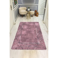 Dolce Mariee Modern Desenli Dijital Baskı Kaymaz Taban Halı H0124